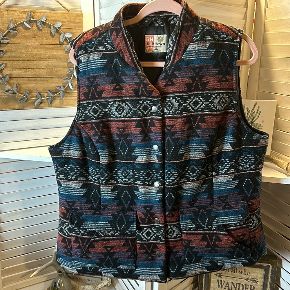 Ruff Hewn Thick Southwestern Style Vest